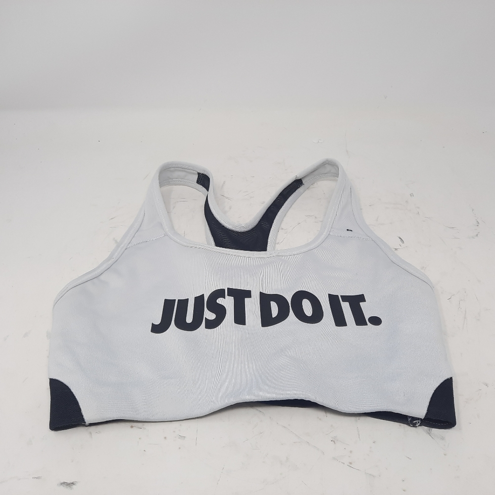 NIKE WHITE SPORTS BRA - SIZE XSMALL